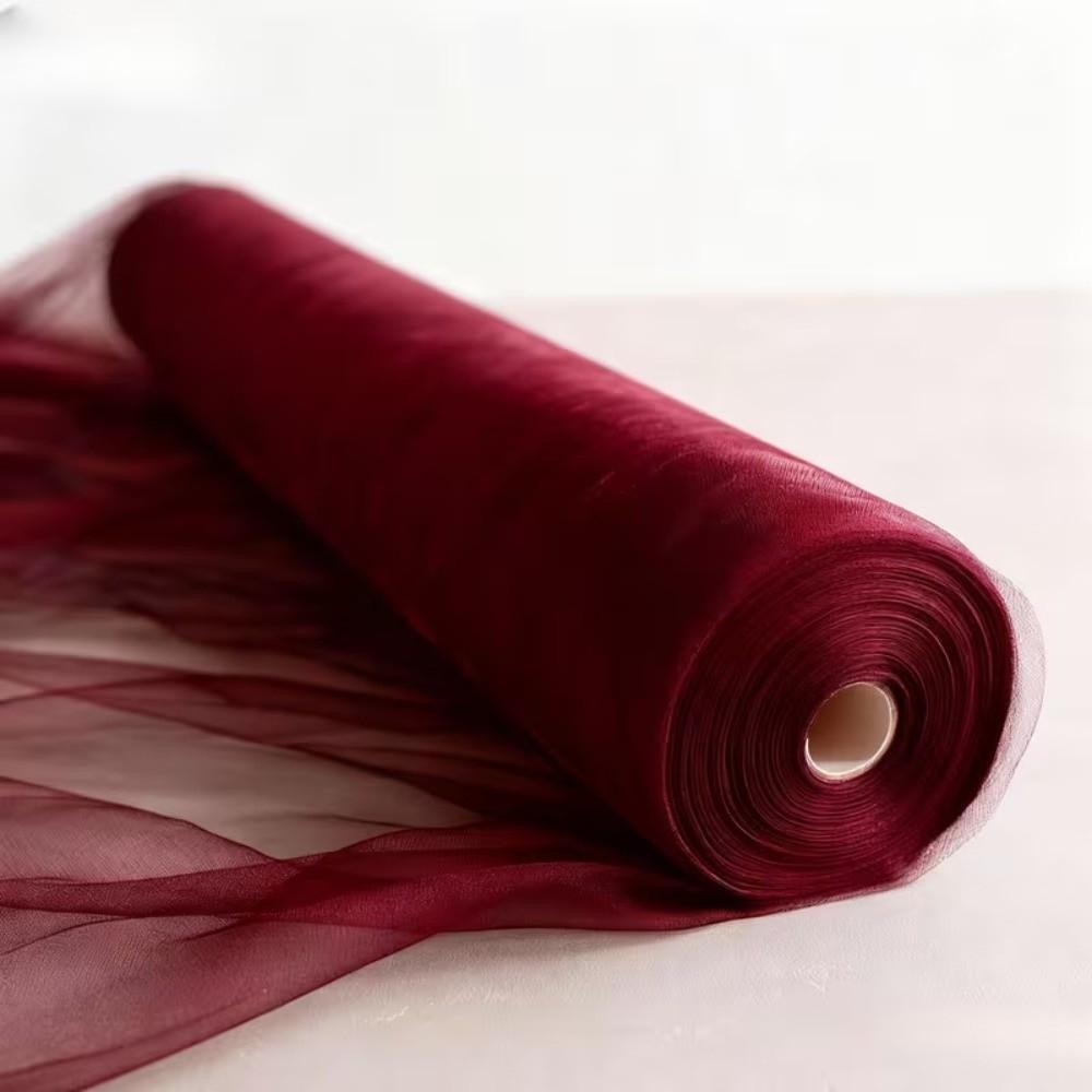 DIY Craft Sheer Tulle Fabric Ribbon Multi-clolor Party Decor Tulle Event Decoration