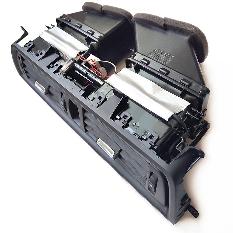 Передняя консоль, кондиционер, хромированное вентиляционное отверстие переменного тока, полная сборка для BMW 5 серии F10 F11 F18 64229166885