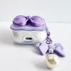 Wireless Earphone Case Cover Compatible with Apple Airpods 2nd 1st Generation Cute Heart-Shaped Bow Shockproof Soft Clear Airpods 2&1 Protector with
