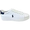 Кеды Polo Ralph Lauren Низкие Кожаные На Шнуровке Мужские кеды Белые 816882553001