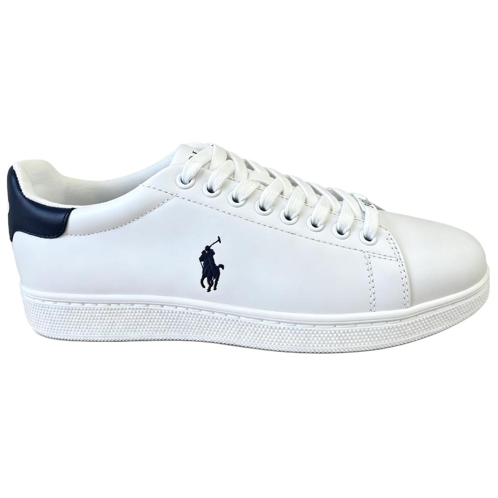 Кеды Polo Ralph Lauren Низкие Кожаные На Шнуровке Мужские кеды Белые 816882553001