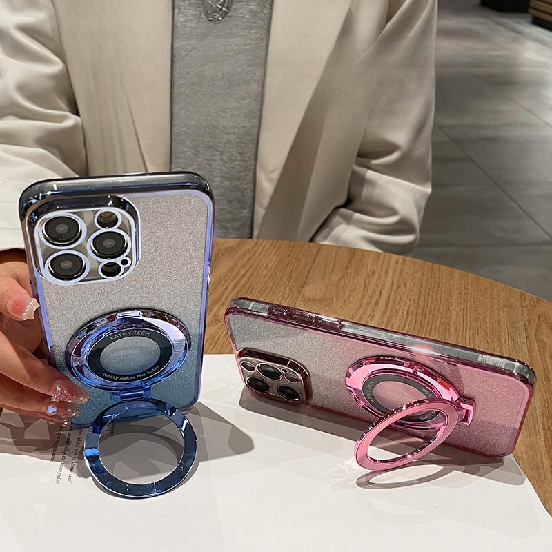 Роскошный чехол для телефона с магнитной присоской и подставкой для OPPO Reno 11 10 9 8 12 Pro Find X7 6 Pro A 97 96 95 94 93 Противоударная защитная накладка
