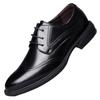 Men's Shoes 2025 New Business Casual Leather Shoes Men's Soft-soled One-pedal Middle-aged and Elderly Leather Shoes