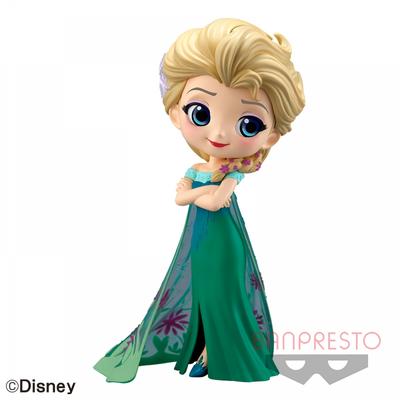 [Прибыло] Banpresto Q Fosket Персонажи Диснея Эльза Frozen Fever Design A для Японии