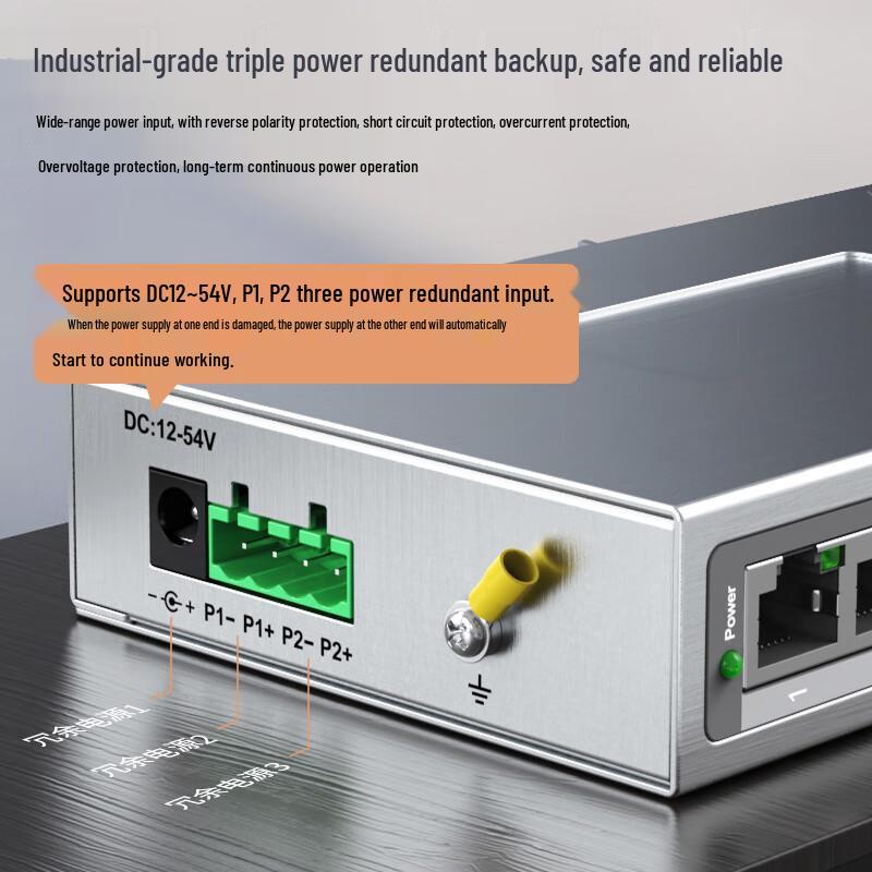 netLINK 8-Port Industrial Gigabit Ethernet Switch