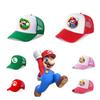 Мультяшная шляпа от солнца Super Mario Brothers для детей, дышащая, идеально подходит для всех сезонов