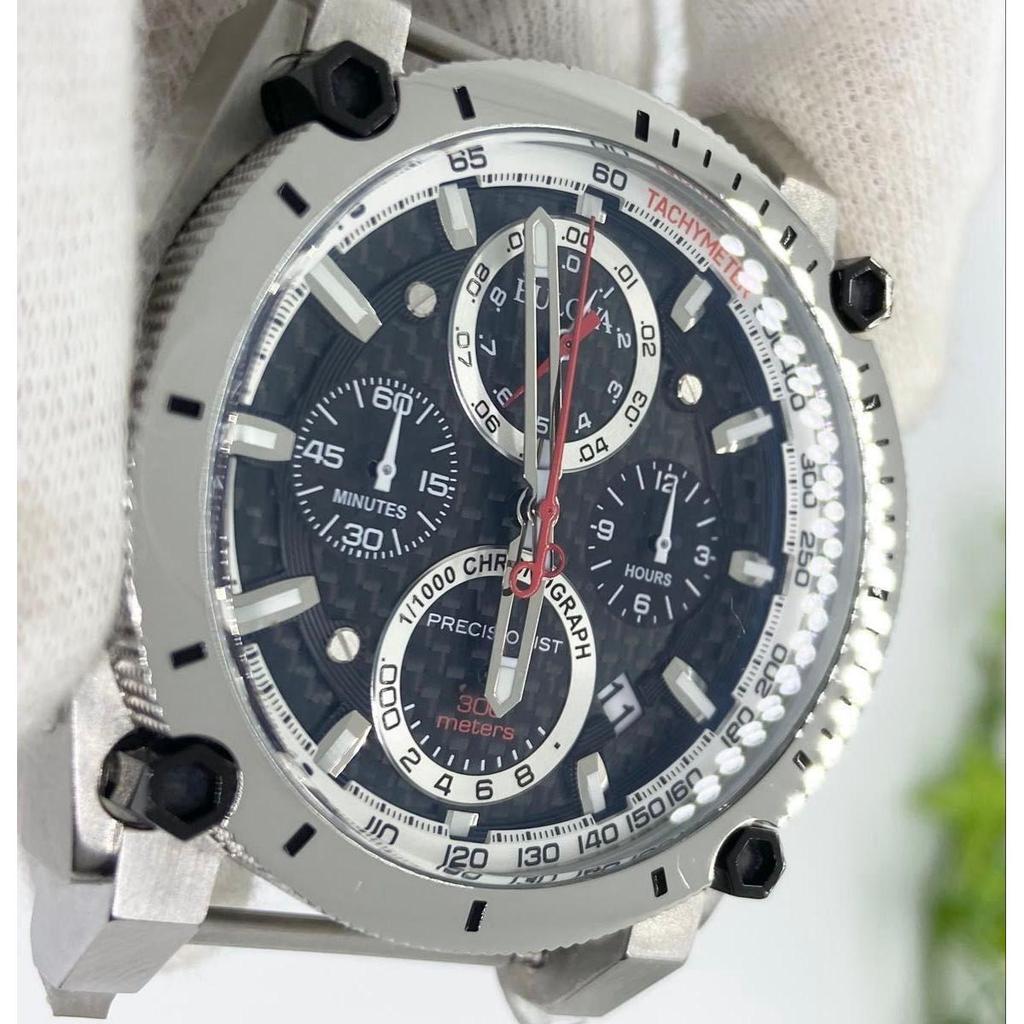 Б/у, хорошее состояние, рабочий, батарея заменена, хронограф BULOVA Precisionist 98B172