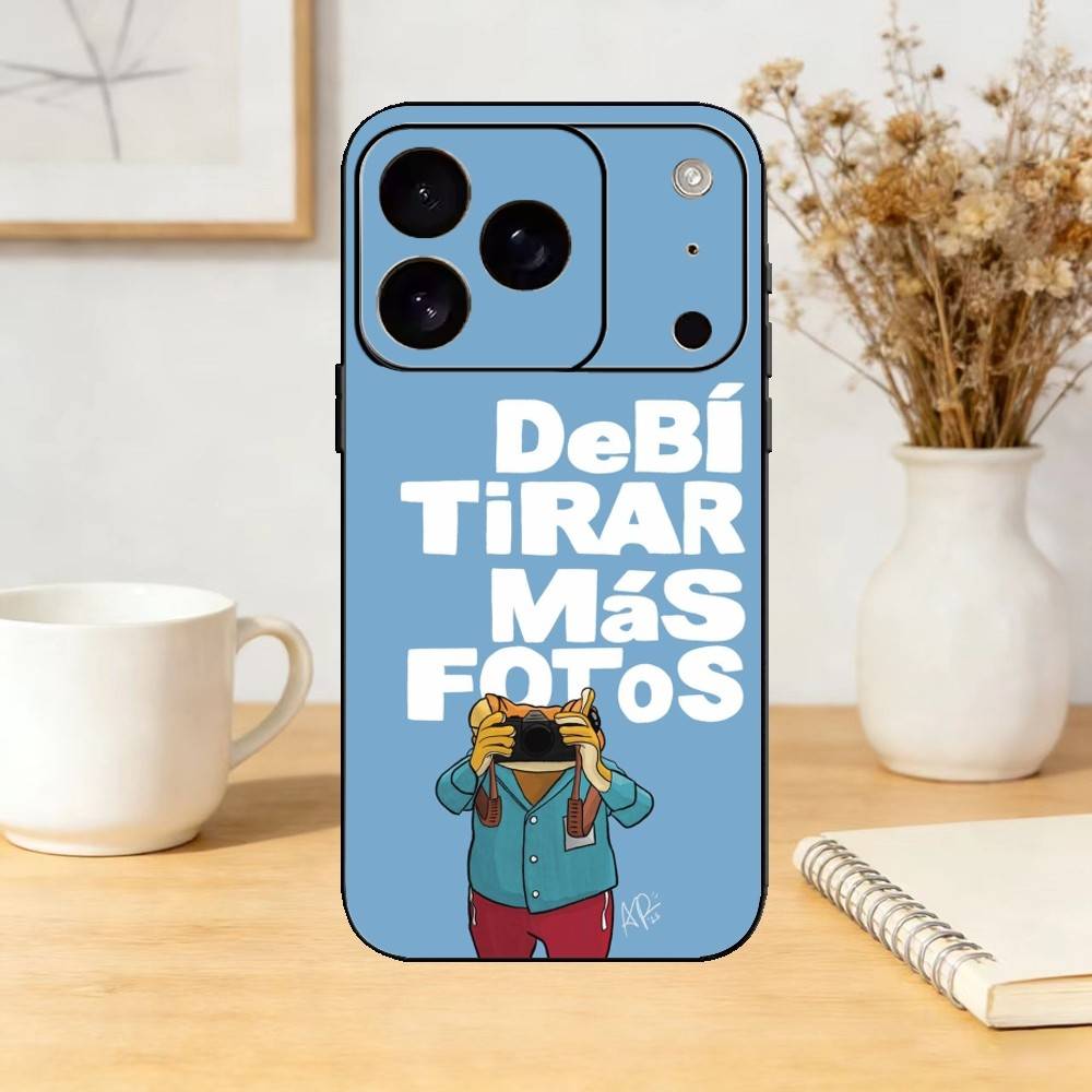 Чехол для телефона Bad Bunny DTMF для iPhone 17,16,15,14,13,12,11 Plus,Pro,Max,Mini Силиконовый черный Мягкий чехол