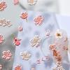 3D рельефные розовые наклейки на ногти в виде цветов сакуры - Универсальное водостойкое клейкое украшение
