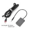 LP-E17 Replacement Dummy Battery Power Supply Adapter for DC Coupler Charger Kit for 77D 200D 750D 760D 800D 850D M3 Cam