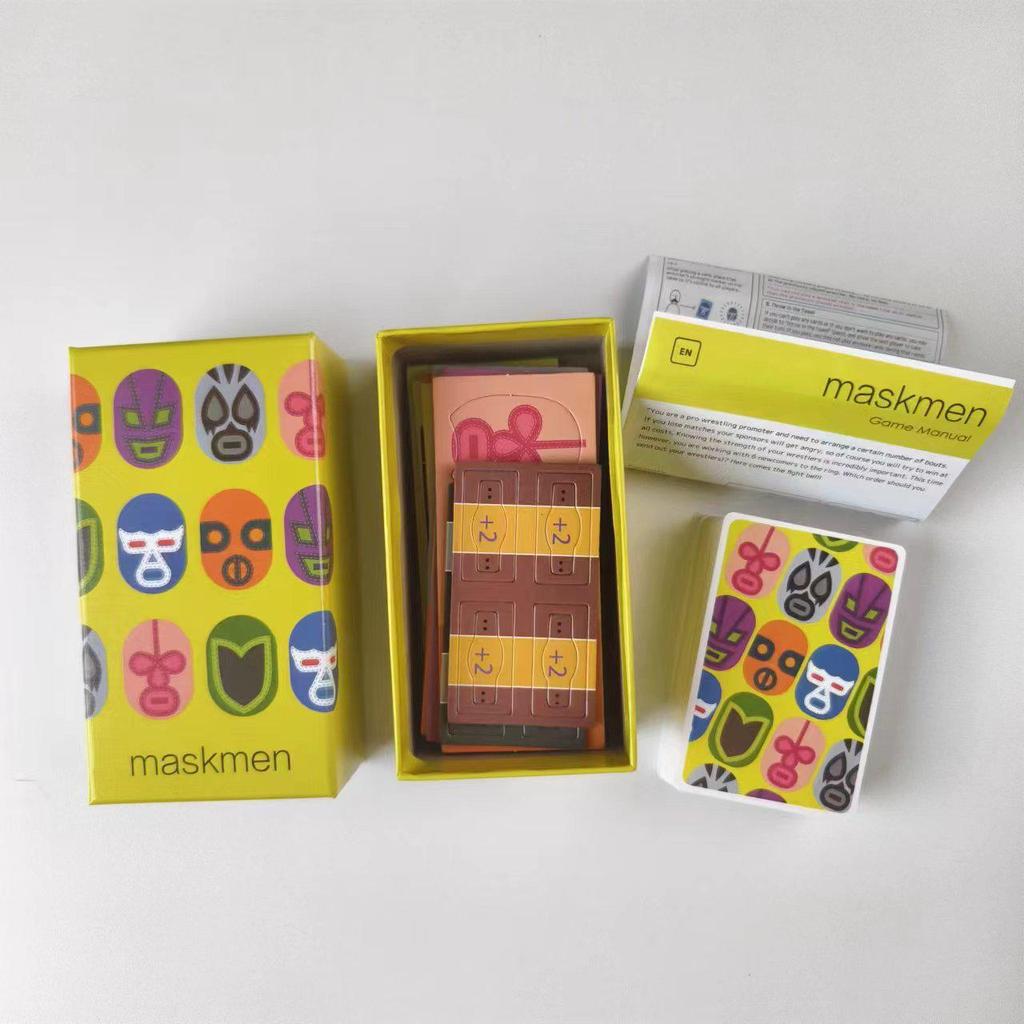 Maskmen Двуязычная китайско-английская карточная игра: Радостная пряжа, серия «Маскарад»