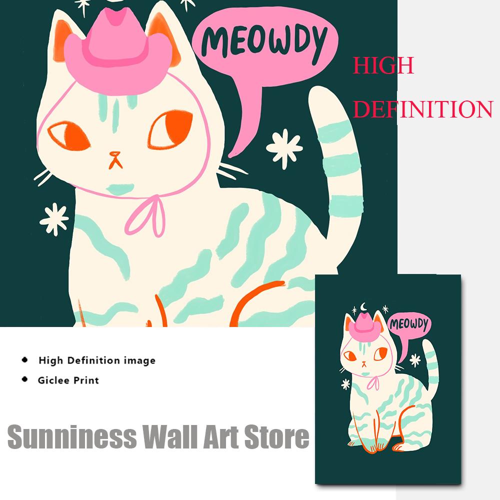 Хэллоуин Черный кот Тыква Осень Настенное искусство Холст Живопись Скандинавский Постер и Принт Рождественские Настенные картины для Декора детской комнаты