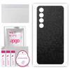 apgo Protective Skin Sticker for the Back Compatible with Meizu 20 Pro, Wrap Film, Foil, Vinyl - Pattern Black Honeycomb