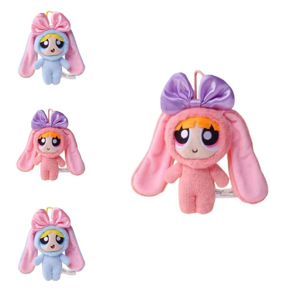 Очаровательная плюшевая игрушка с кроличьими ушками и галстуком-бабочкой. Идеальный подарок для девочек и поклонников.