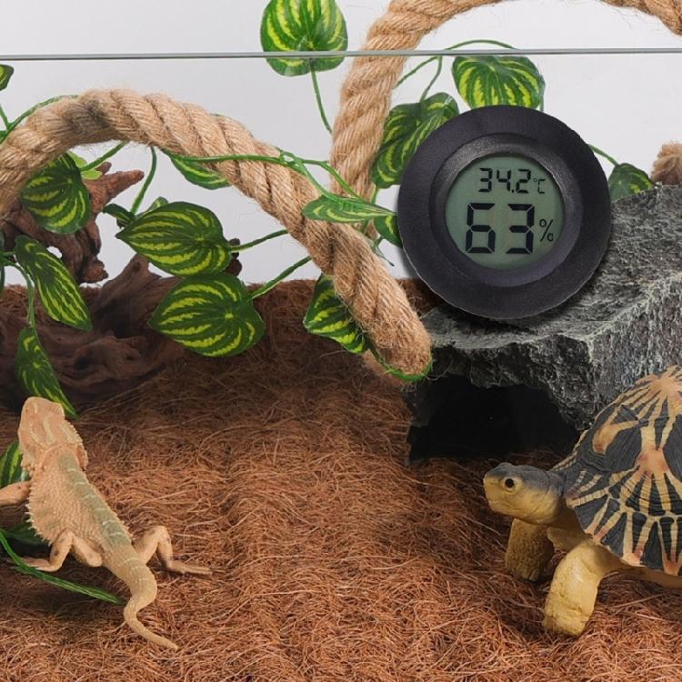 -50~ +70°C Round LCD Thermometers Hygrometer Meter Detector For Precise Temperature And Humidity Readings In Any Room