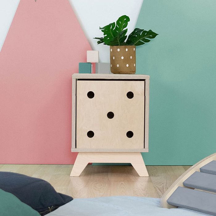 NABOSKY Varnished Storage Unit 1x1