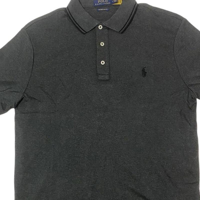Polo Ralph Lauren Мужская футболка-поло с принтом, коротким рукавом, серый 710766488-005