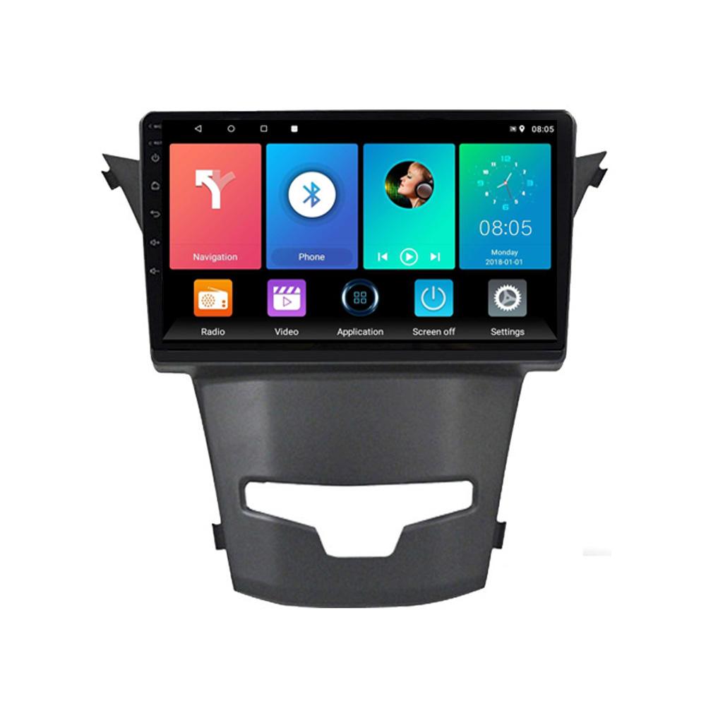 9-дюймовый автомобильный радиоприемник на базе Android Carplay для SsangYong Korando 3 Actyon 2 2013-2017, мультимедийный видеоплеер, GPS-навигация, WIFI, 2 + 32 ГБ