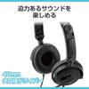 ELECOM Foldable Wired Headset with Unidirectional Noise and Volume AI and PC Black HS-HP10SCBK USB-C & USB-A, Microphone, Cancelling, Lightweight,