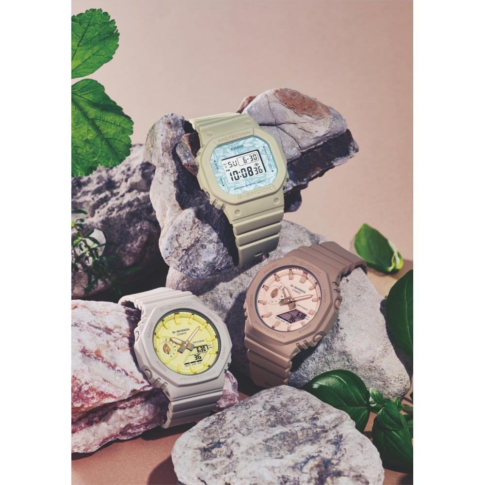 [Casio] Часы G-Shock Модель среднего размера Биомассовый пластик GMA-S2100NC-4A2JF Женские бежевые x розовые