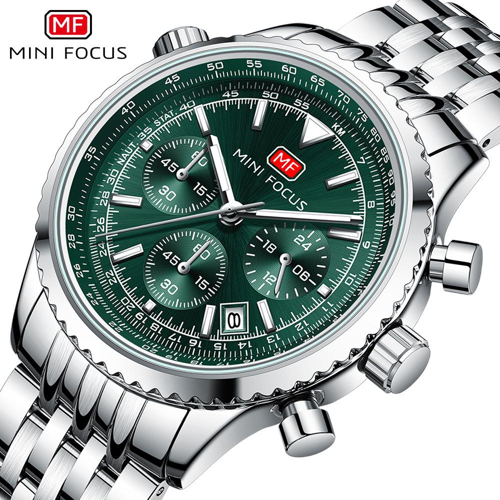 Лучший бренд класса люкс с коробкой, мужские часы, модные мужские часы, многофункциональные мужские часы, стальные мужские кварцевые часы