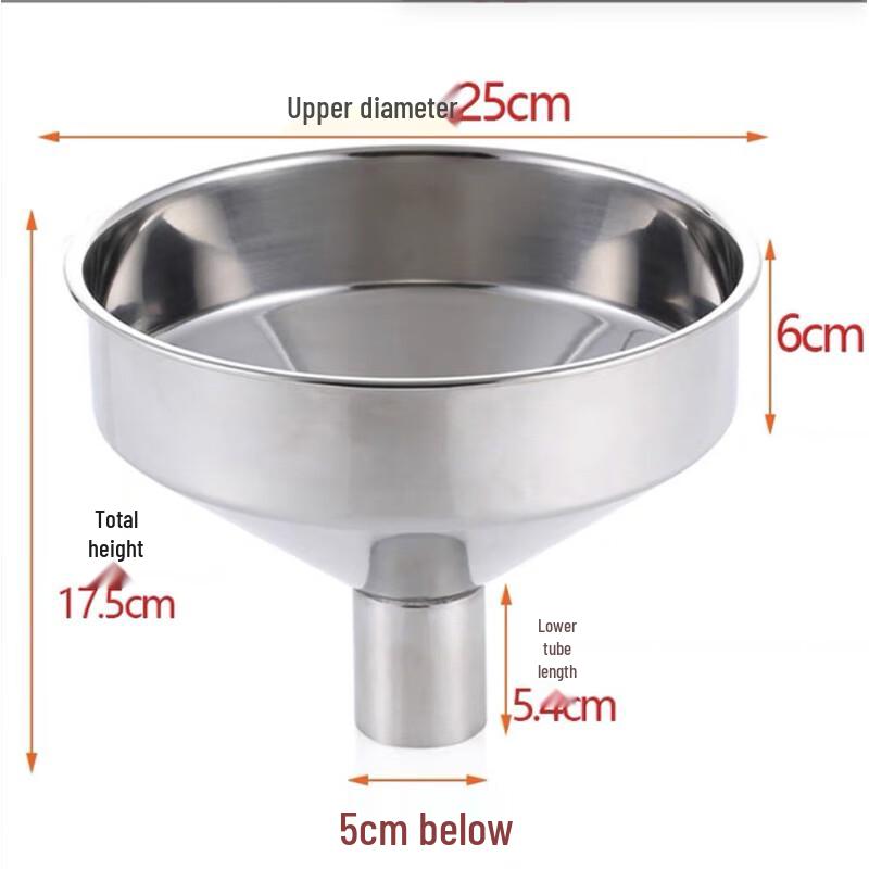 Stainless Steel Kitchen Funnel Set