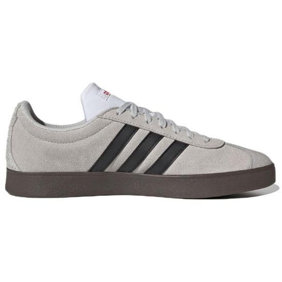 adidas VL Court Серый Черный Резина Унисекс Кроссовки HQ1802
