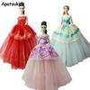 3pcs Fashion Doll Clothes For Barbie Doll Outfits Evening Dresses Clothes For Barbie Doll Gown 1/6 Doll Accessories Toy