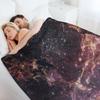 Космический телескоп Джеймса Уэбба НАСА Малое Магелланово Облако NGC 346 Изображение Плед Детский среда для дивана Пледы