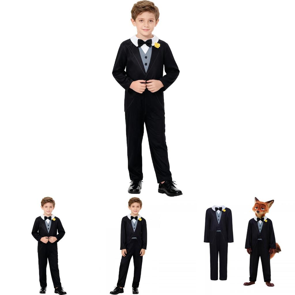 Детский костюм Ника Фокса из полиэстера и спандекса для косплея и ролевых игр