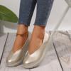 Женские модные туфли на танкетке 2026 Весна Лето Легкие лоферы на платформе Женские Мягкая подошва Комфорт Повседневная обувь Большой размер 42