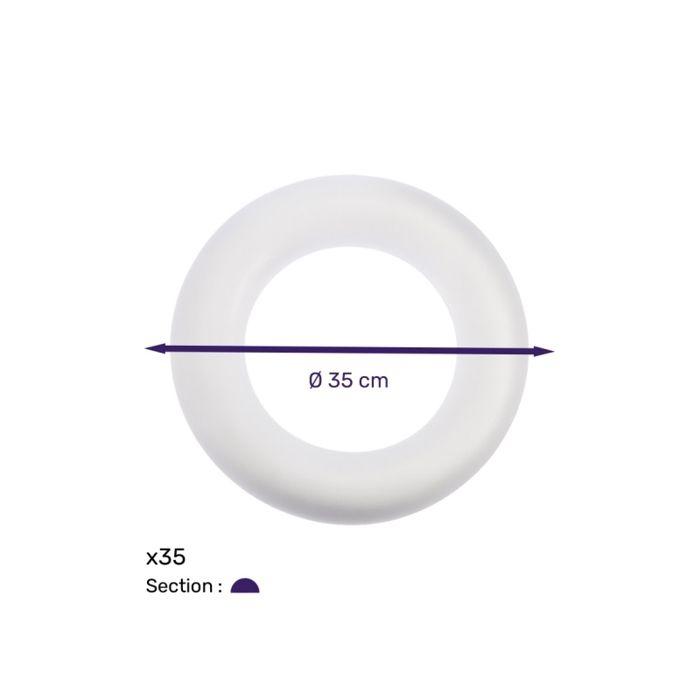 Anneau plat en polystyrène, 35 cm ø, 35 cm ø, Grande quantité