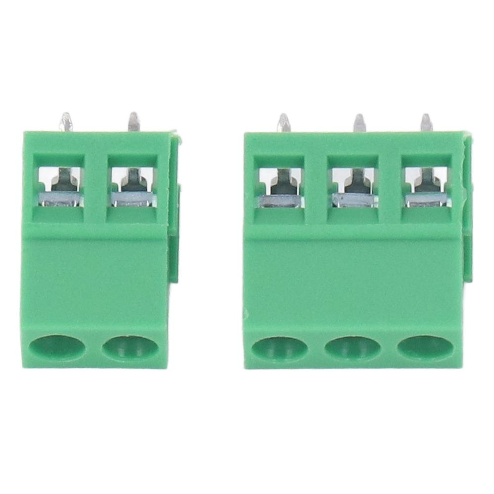 80 шт. KF128 2P 3P Винтовая клеммная колодка Шаг 5 мм Соединитель клемм для проводки Электрические проекты