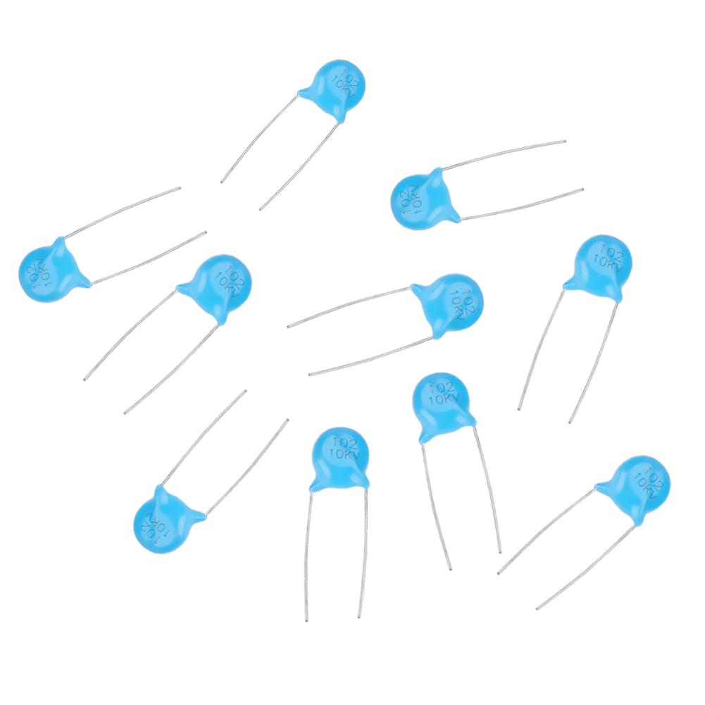 10pcs 10KV 1000PF 102 High Voltage Ceramic Capacitor Set Electronic Parts