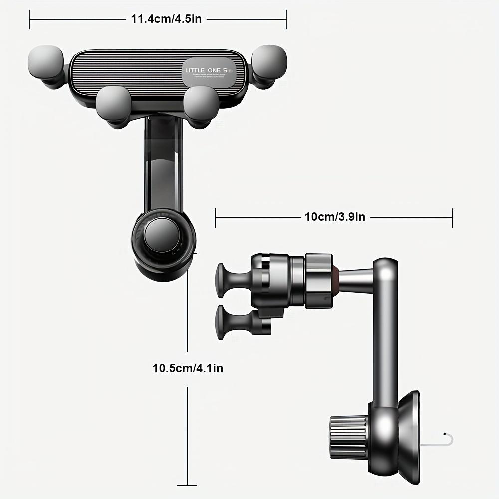Держатель для телефона в машину, автомобильный держатель для телефона, крепление на вентиляционную решетку автомобиля, держатель для мобильного телефона с функцией Hands Free для автомобиля, подходит для всех видов автомобильных креплений