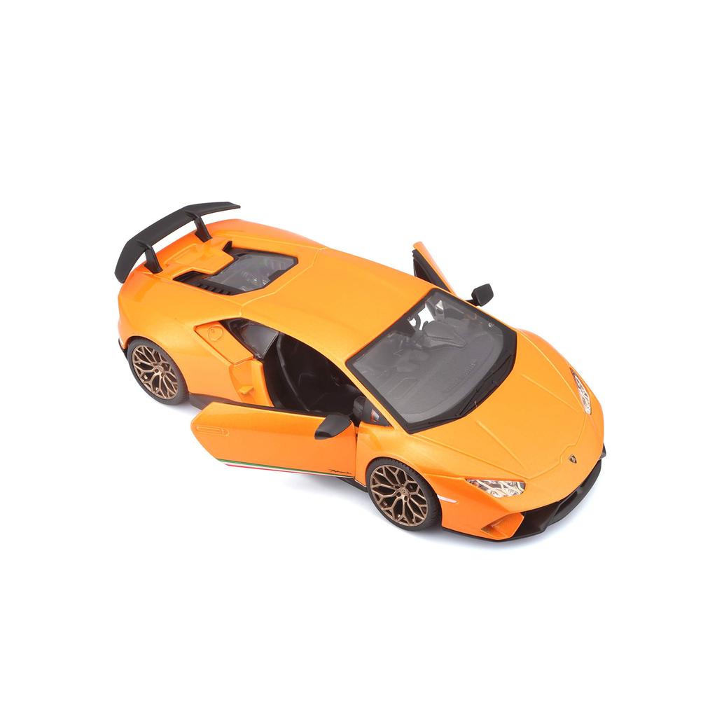 Bburago Lamborghini Huracan Performante Orange Mini Car Diecast Car Готовый продукт 1/24 18-21092