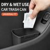 Car Door Storage Box & Trash Can Universal Silicone Auto Organizer Hanging Garbage Bin for Car Side Door Interior Accessories