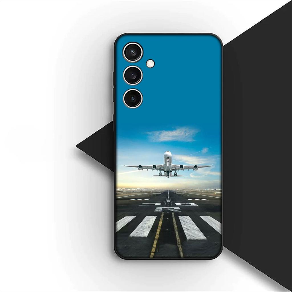 Cover for OPPO A80 A18 A16 A40 A17 A15 A38 A78 A79 A54 A57 A12 A60 5G 4G Phone Case Aircraft Travel Airplane Pilot Epaulette
