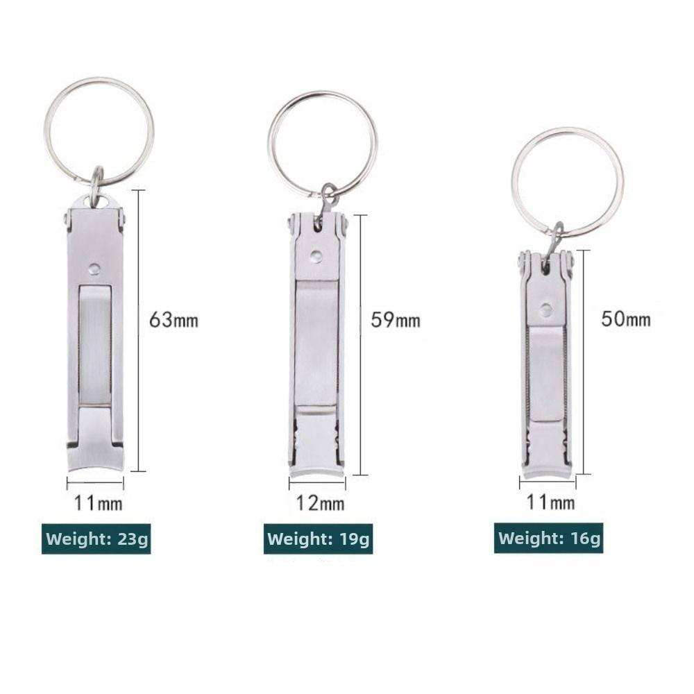 Складные кусачки для ногтей Высокоуглеродистая сталь Нержавеющая сталь Кусачки для ногтей Дом Ногтевой салон