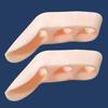 New Three Hole Little Toe Separator Overlapping Toes Bunion Blister Pain Relief Toe Straightener Protector Foot Care Tool 1 Pair