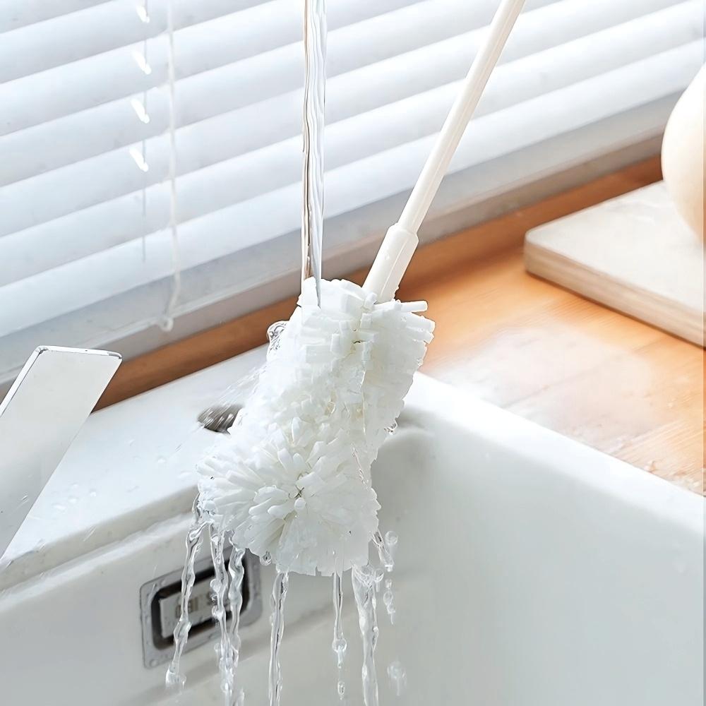 Длинная ручка для мытья чашек Бытовая щетка для мытья чашек для удаления пятен от чая Чистая немертвая губка Щетка для детских бутылочек