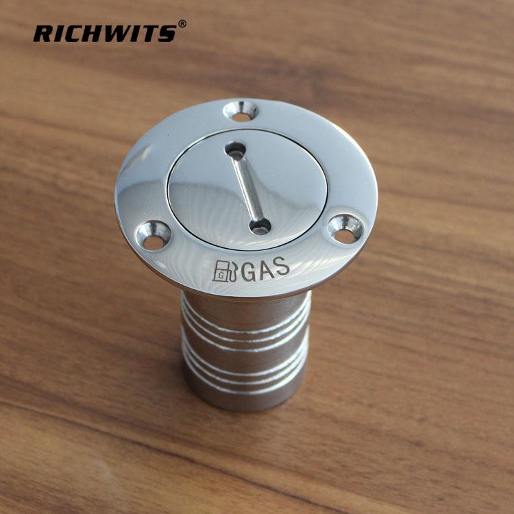 RICHWITS Маленькая крышка топливного и водяного бака из нержавеющей стали, горловина наполнителя для яхты