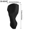 2Pcs 0-350HP Outboard Motor Covers Black Waterproof 600D Heavy Duty Motor Hood Cover Boat Engine Covers