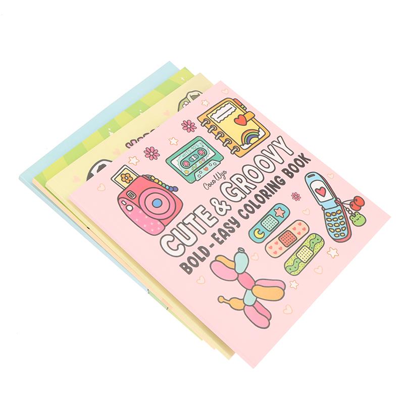 1 штука Подарок для релаксации Уютные друзья Раскраска для взрослых и подростков с очаровательными существами в уютных хюгге-моментах