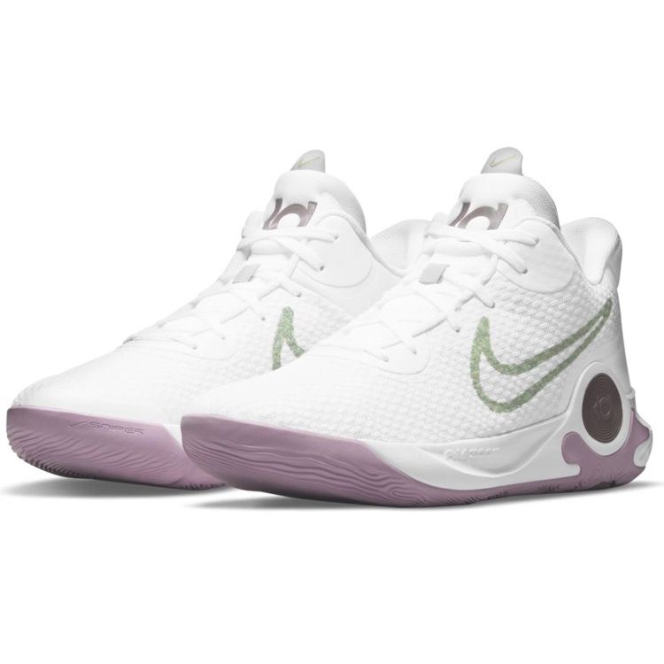 Nike KD Trey 5 IX EP White Lime Light Purple Кроссовки унисекс Summit-White Lime-Glow DJ6922-100