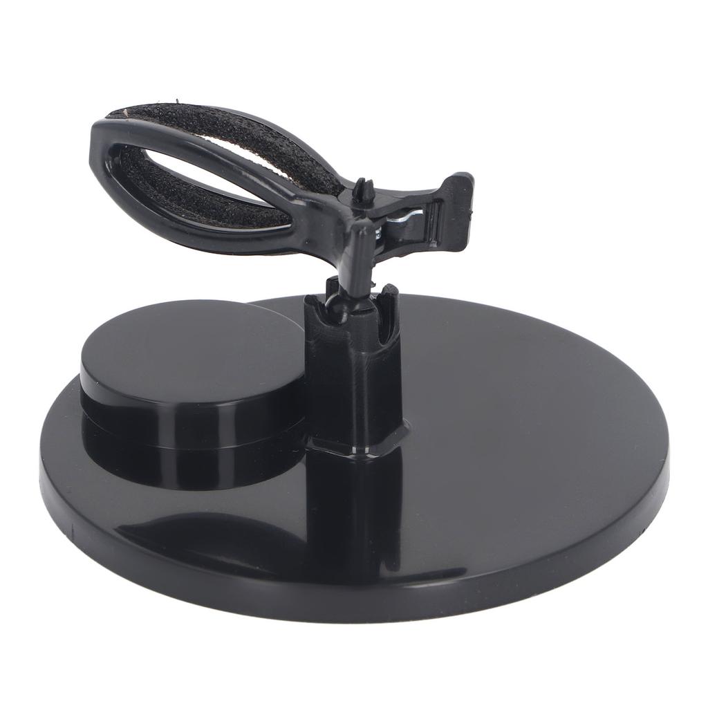 Держатель для флакона лака для ногтей Сильная фиксация Регулируемый зажим Защита от проливания Держатель лака для ногтей для маникюра Нейл-арта Черный