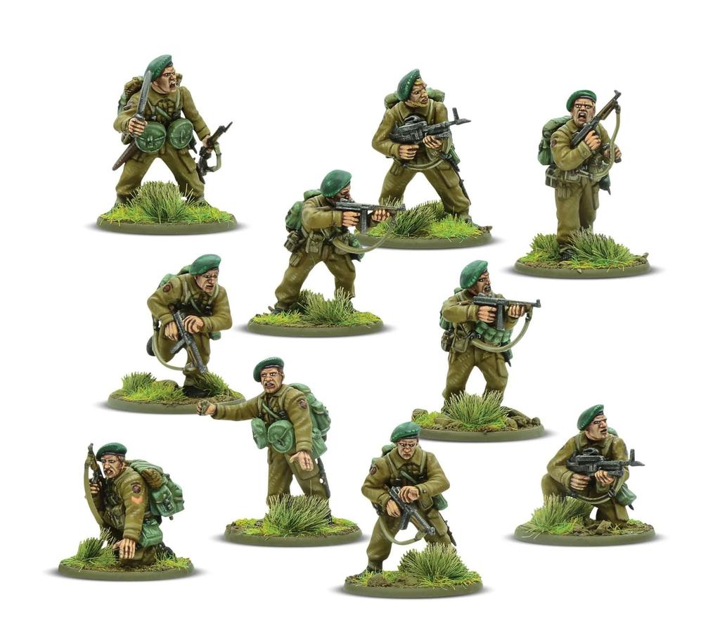 Warlord Action British and Allied Special Forces Assembly Kit WLG402011022 Games/Bolt 1/56 (30 Figures) (Personnel)