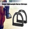 2 PCS Horse Riding Stirrups Plastic Horse Saddle Anti-skid Horse Pedal Super Lightweight Equestrian