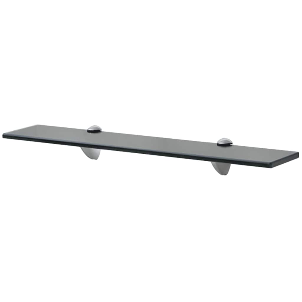 Floating Shelves 2 pcs Glass 60x10 cm 8 mm