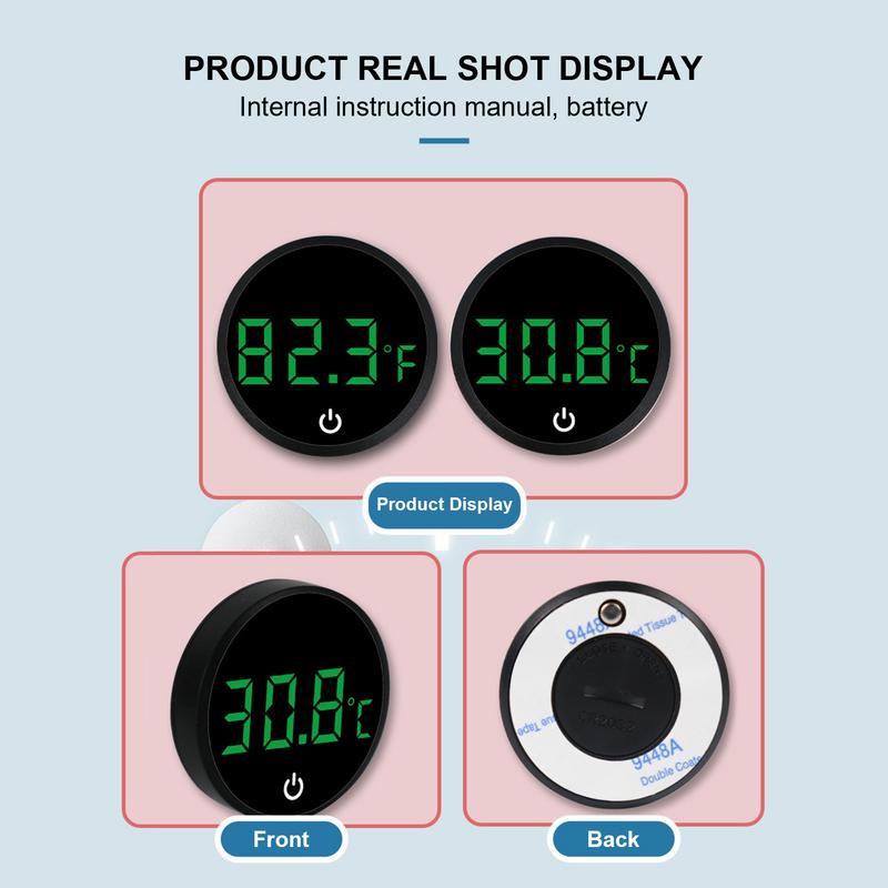 Измерение температуры аквариума Цифровой дисплей Дизайн Точные аквариумные термометры Аксессуары для аквариума Портативный аквариум